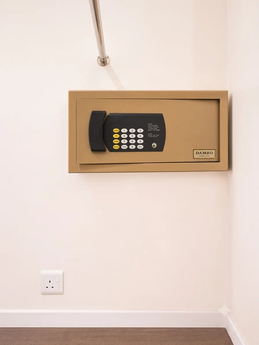 Storage in the Signature Two Bedroom Apartment with City View