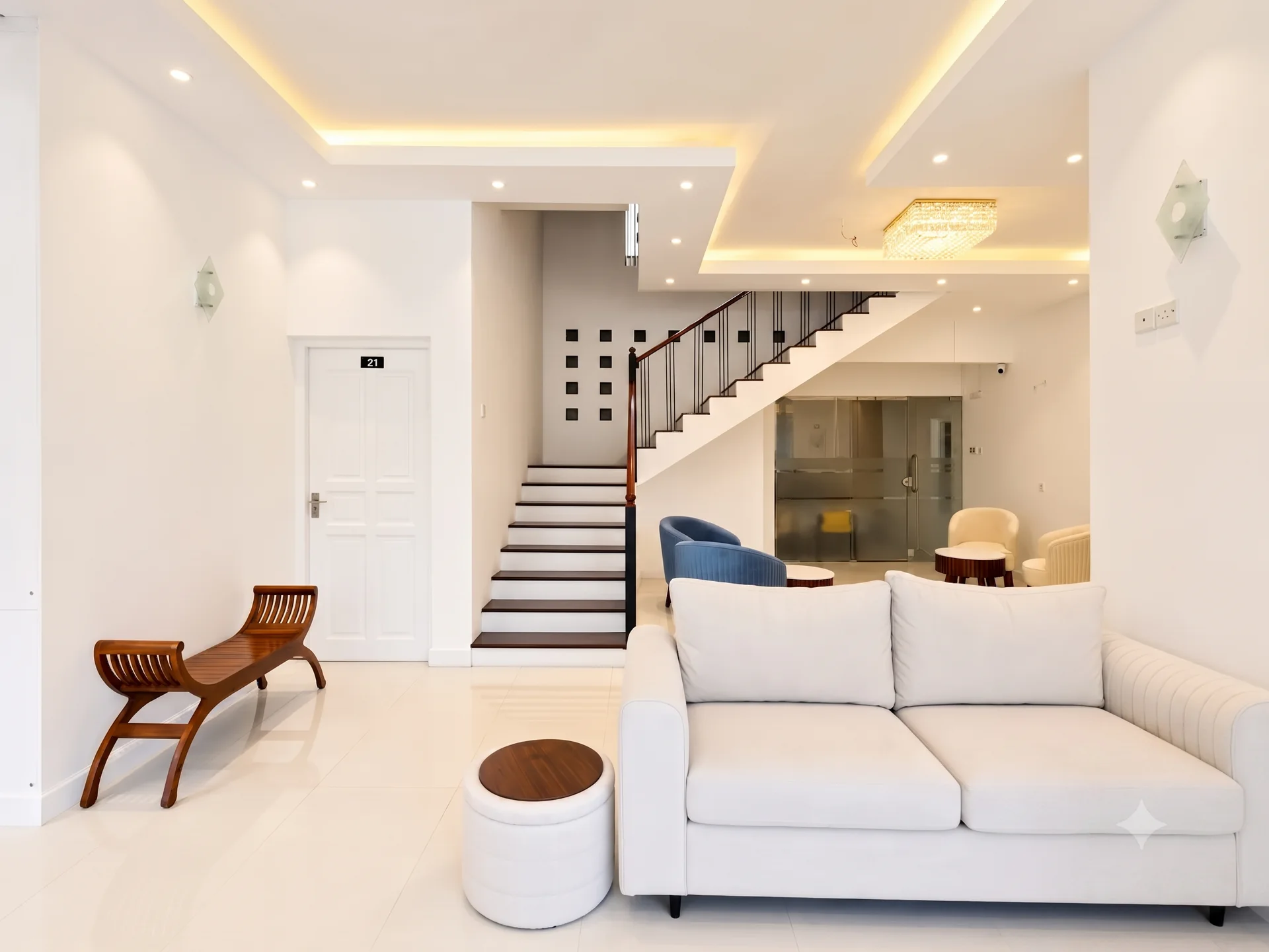 Shared lounge at Apna Colombo