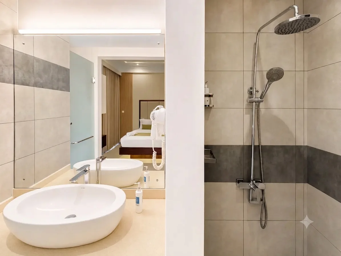 Private bathroom in the Executive Suite